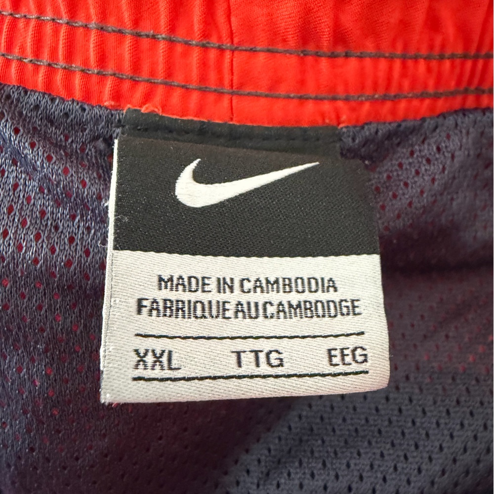 Nike Gray and Orange Athletic Shorts - Picture 3 of 5